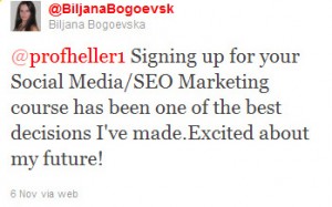 Atlanta Social Media Marketing / SEO Course Testimonial